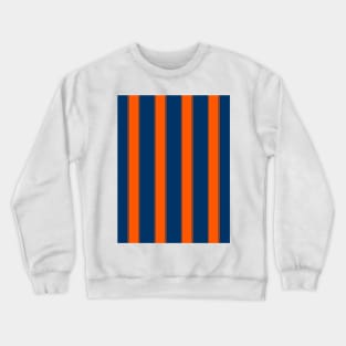 Glasgow Rangers Navy & Orange Striped 1993 - 1994 Away Crewneck Sweatshirt